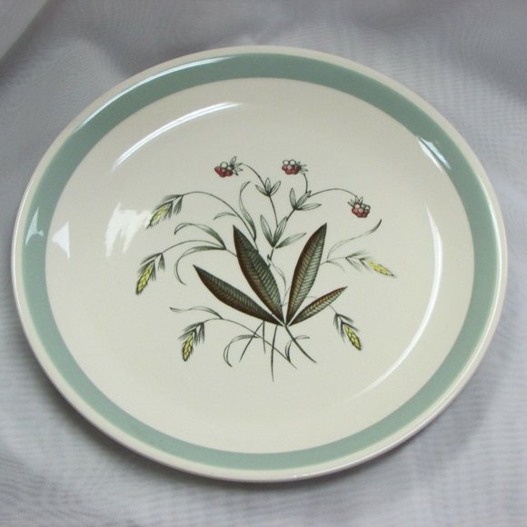 Vintage Alfred Meakin Hedgerow Dinner Plate Plants Grasses Flowers Cottagecore - Picture 4 of 5